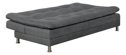 Sofá Cama Lisboa Lennon Fantasía Color Gris Oscuro