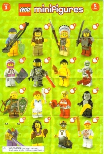 Lego Minifigure Collection Series 3 Mystery Bag Pack 1 Minif