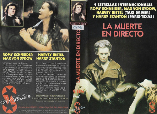 La Muerte En Directo Vhs Romy Schneider Harvey Keitel