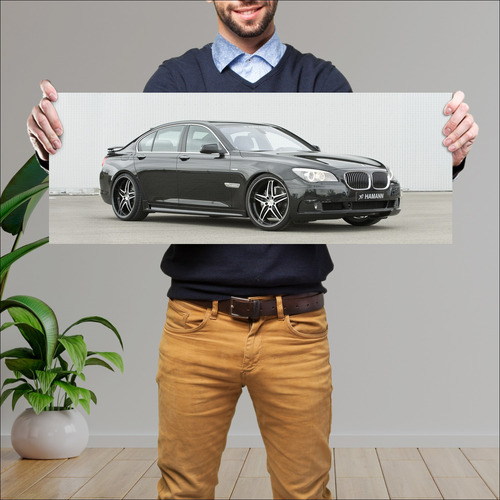 Cuadro 30x80cm Auto 2009 Bmw 7 Series By Hamann 655