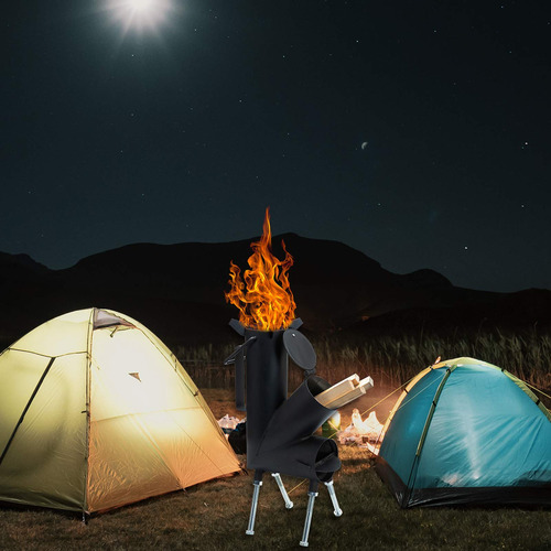 Estufa De Leña Tafeida Élite Portátil 5.99 Kg Camping