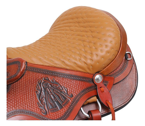 Sela Muladeiro Luxo 15'' Bordada Havana Bronc-steel 27516