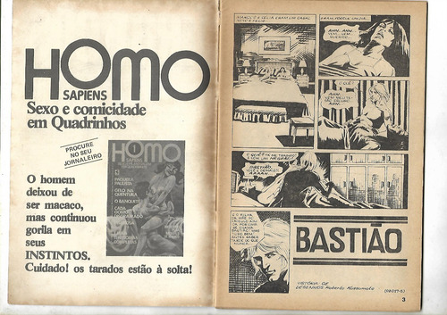 Quadrinhos Eroticos Nº 37 Editora Grafipar 1980 Original (Usado)