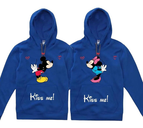 Sudaderas Suéter Parejas Novios Dúo Amor Mickey Minie Mouse 