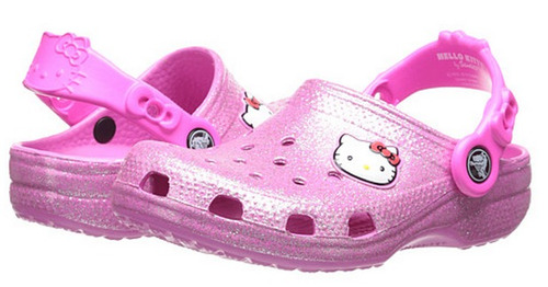 Sandalias Crocs Kids Hello Kitty Glitter (brillante)