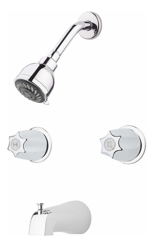 Pfister Lg03-6120 - Grifo Para Bañera Y Ducha Con Asas De Me