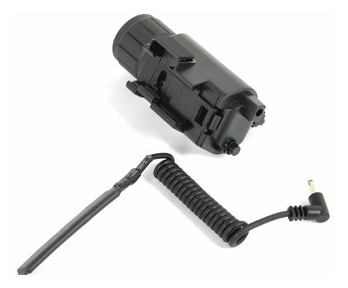 Imagen 4 de 6 de Linterna Led Con Láser Riel Picatinny 20mm