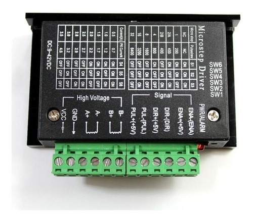 Driver Motor A Pasos 4a Para Cnc Tb6600 Nema 17 Nema 23 Wrxg