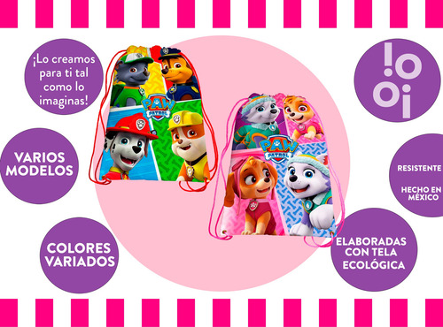 15pzs Bolos Dulceros Paw Patrol Recuerdos Cumpleaños Paw