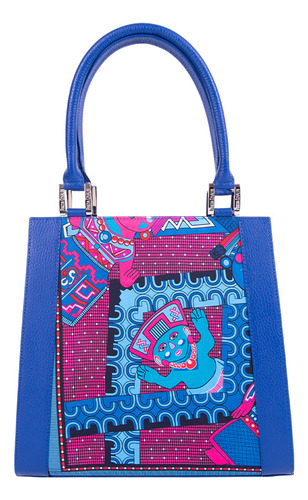 Bolsa Yaab Caritas Sonrientes Veracruz Color Azulrosacs