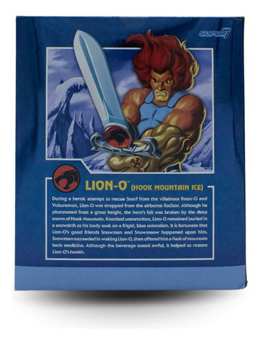 Lion-o (hook Mountain Ice) Thundercats Super 7