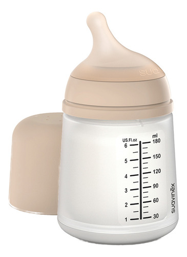 Biberon Anticolico 180ml 3pzs Flu Lento Lact Zero Suavinex Nude Zero Zero