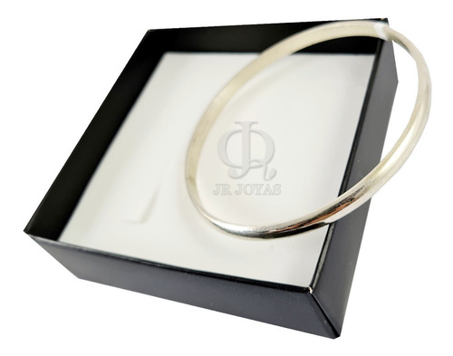 Imagen 1 de 5 de Pulsera Esclava 5mm Maciza Plata 925 Garantia Jr Joyas