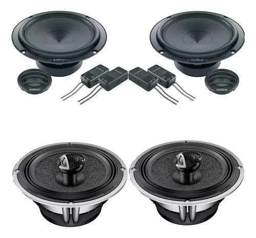 Combo Audison Kit Falante Prima Apk 165p + Coaxial Avx 6.5