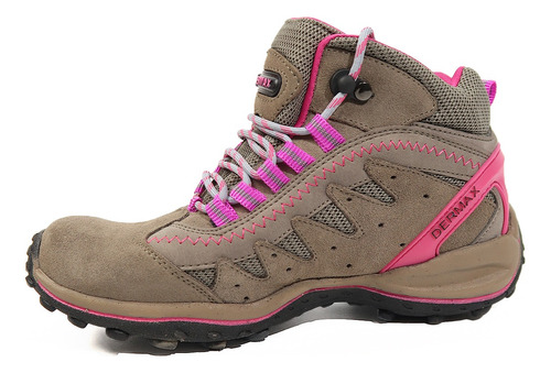 Zapatilla Dermax Outdoor Mujer Trekking Rosa - Dancy Shoes