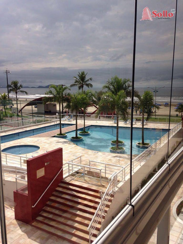 Imagem 1 de 27 de Excelente Apartamento 112 M² Com 3 Dormitórios, Pé Na Areia - Centro - Bertioga/sp - Ap0449