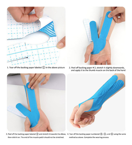 Cintas Kinesiología Vendaje Para Muñeca Neuromuscular Tape
