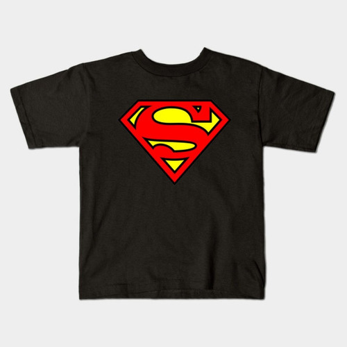 Remera Negra O Blanca Bichos Niño Niña Adultos Superman A 20