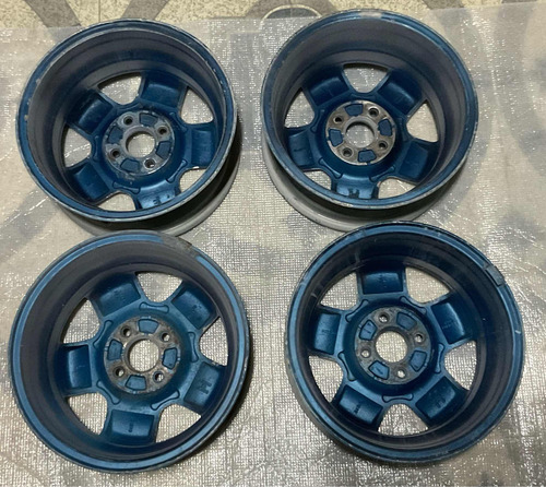 Rines Originales 14 Gm Corsa Tornado Aveo Spar Beat 4 En 100 Gris (Usado)