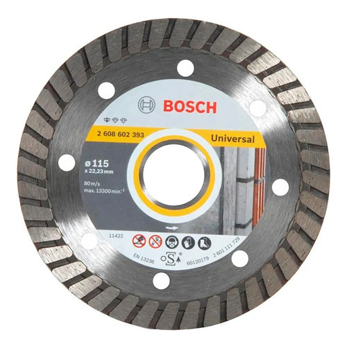 Disco De Corte Diamantado 115 Mm Bosch Profesional Concreto
