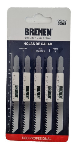 Hojas Para Calar Madera T111c  Encastre  T  Bremen 5368