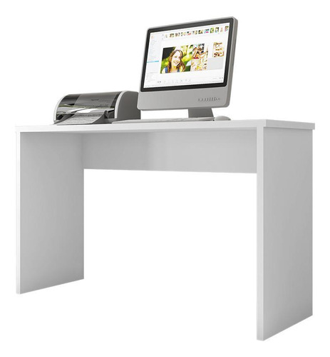 Mesa Para Computador Escrivaninha Gávea - Pr Móveis Cor Branco TX