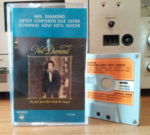 Neil Diamond - Comnigo Aquí Esta Noche Cassette
