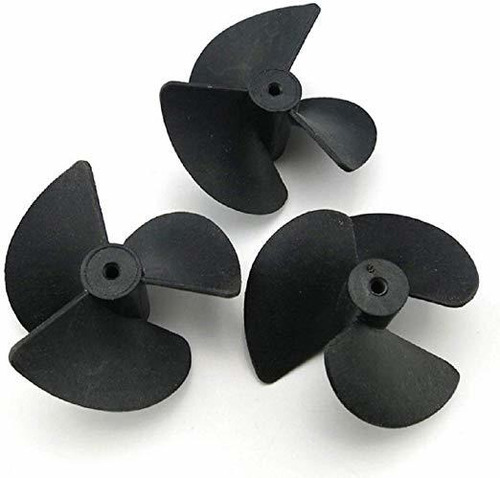 12pcs Rc Propulsor Del Barco 3-vanes Regalos A 2 Mm Del Eje 