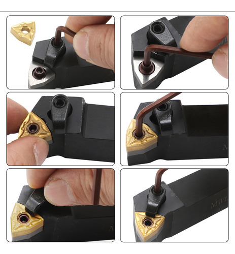 Conjunto De Ferramentas De Corte De Torno De Metal Cnc De 10