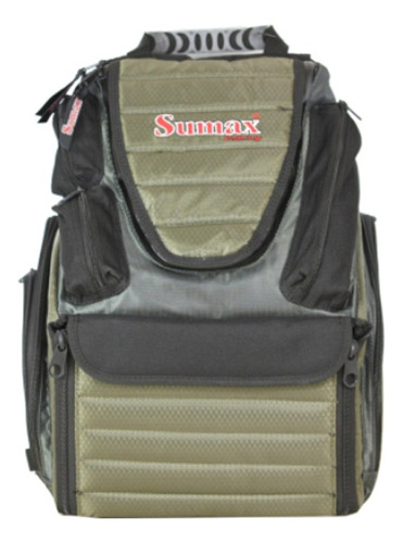 Mochila De Pesca Sumax Sm-805-4 (com 04 Estojos)