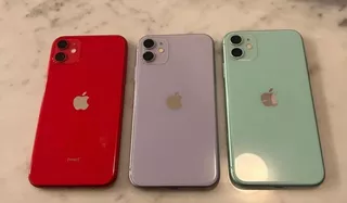 Apple iPhone 11 (128 Gb) - Morado - Rojo - Verde