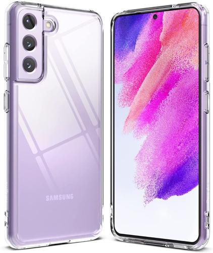 Capa para Galaxy S21 Fe Ringke Fusion ultraleve em TPU/PC colorida transparente