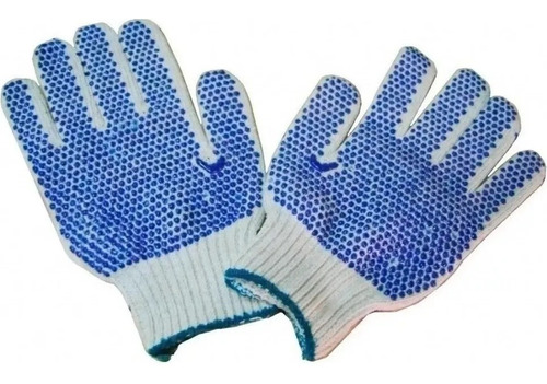 Guantes Moteados De Algodon Primera Calidad Oferta 12 Pares