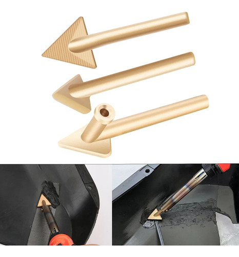 3 Puntas Triangular De Cautín 80 Watts Para Soldar Plástico
