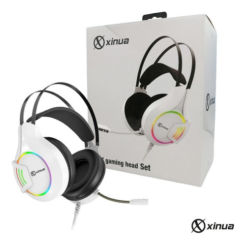 Imagen 10 de 10 de Auricular Gamer Xinua Hs1 Microfono Mute Luz Led Pc Ps4 Xbox