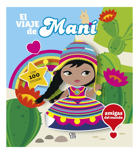 Libro Con Stickers - Viaje De Mani - Amigas Mundo - V&r