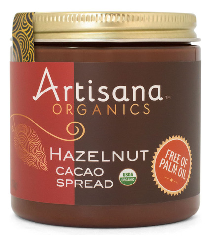 Artisana Organics Avellana Cacao Untar, 9.5 Oz | Sin Aceite