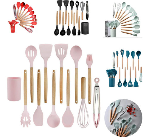Kit 12 Utensílios Cozinha Qualidade Premium Resistente