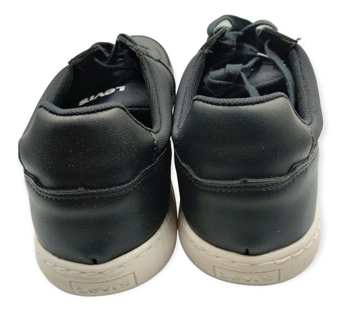 Tenis Para Hombre Levis Negros Comodos Casuales L2222492