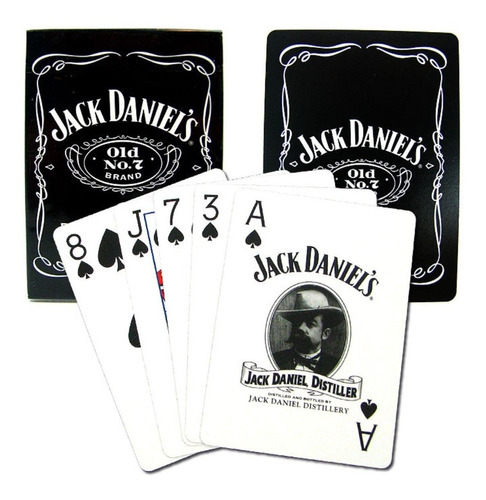 ¡ Cartas Bicycle Jack Daniels No.7 Baraja Poker Blacky !!