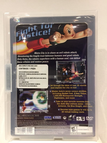 Imagen 4 de 4 de Astroboy Videojuego Para Ps2 Playstation 2 Nuevo Original