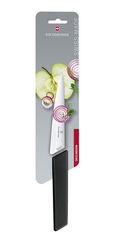 Cuchillo De Cocina Pequeño Swiss Modern Negro Victorinox