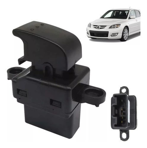 Botonera Alzavidrio Para Mazda 3 2004 - 2009 Individual