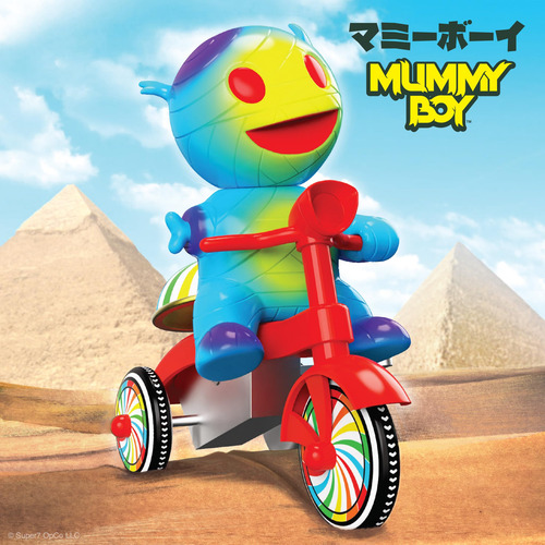 Super7 Super Cycles Figura De Acción De Mummy Boy Azul Con