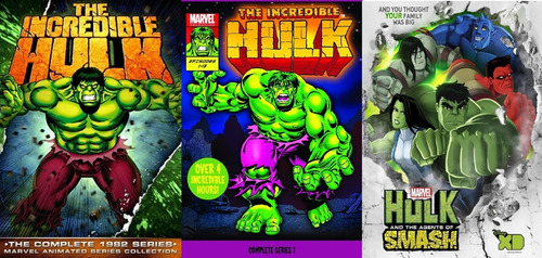 El Increible Hulk Series Animadas Completas Marvel 