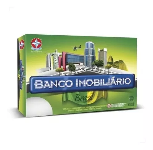 Jogo Clássico De Tabuleiro Banco Imobiliário Coleção Estrela