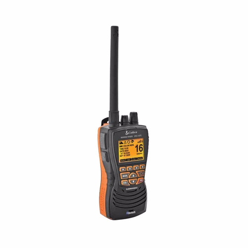 Cobra Hh600w Radio Vhf Flotante Flt Gps Bt, Dsc  Negro