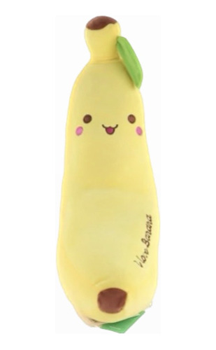 Peluche Fruta Banana Muñeco Gigante Super Suave 60 Cm