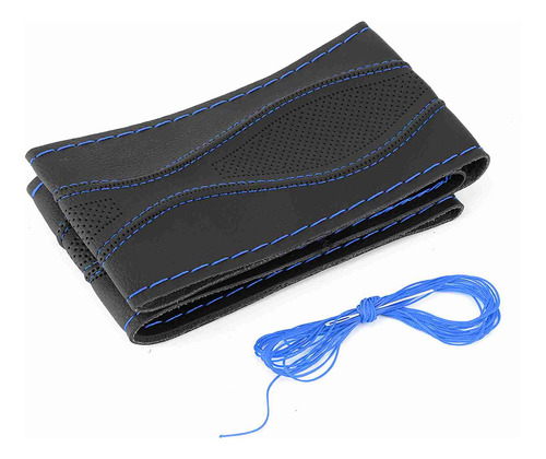 Funda De Cuero Para Volante Deportivo De 38 Cm/15 Pulgadas