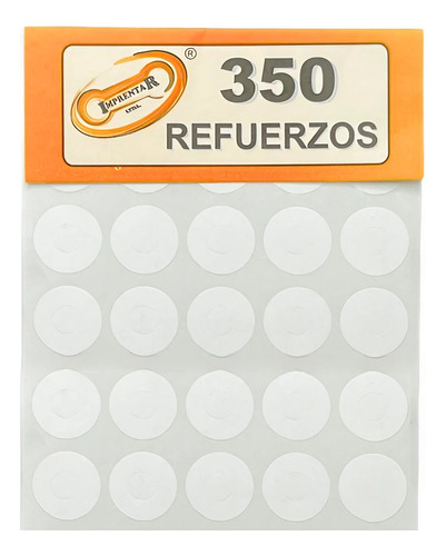 Rótulo Adhesivo Refuerzo Plástico 350